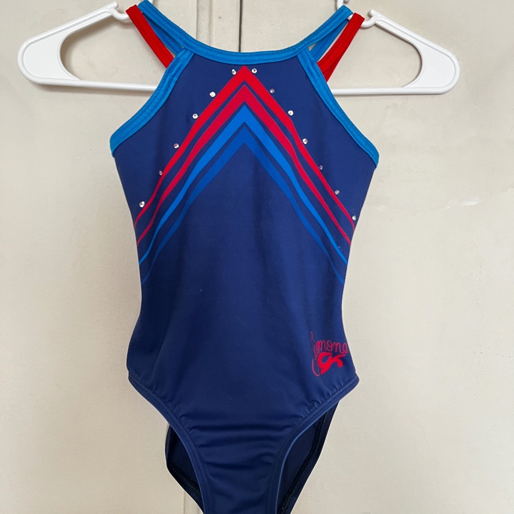Simone Biles Americana Tank Leotard Size CM